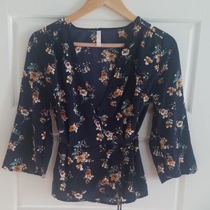 Target Xhilaration floral blouse